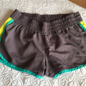 Live love dream grey running shorts